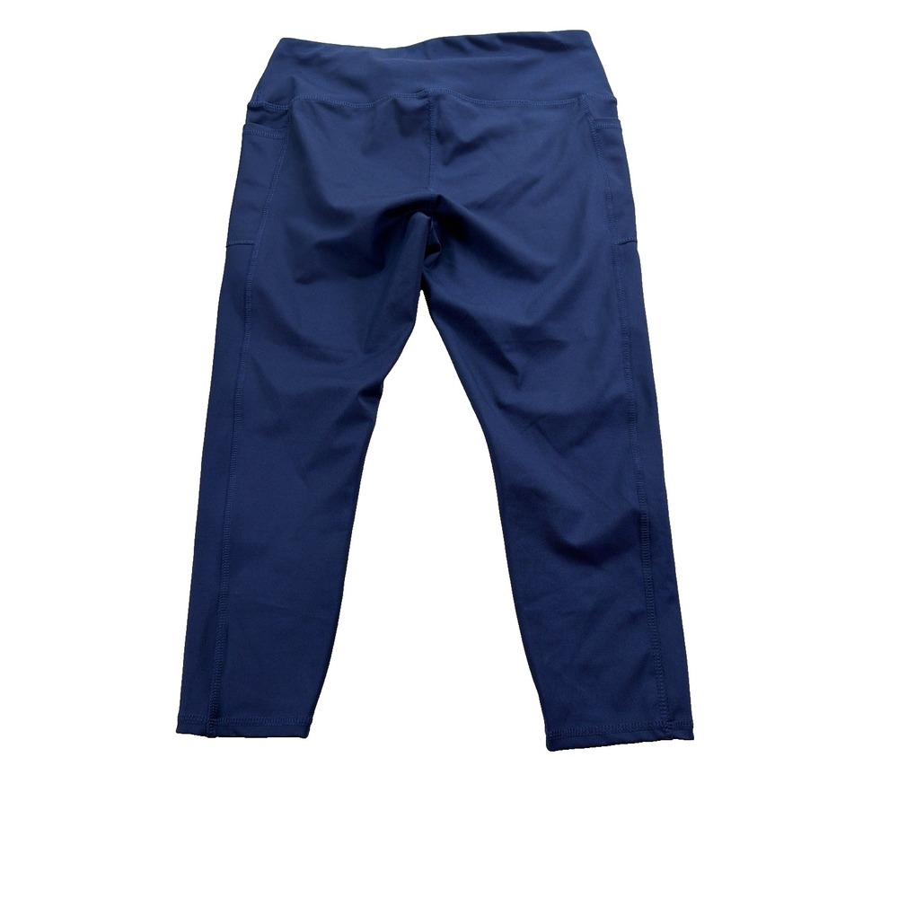Beverly Hills Polo Club Capri Leggings Women L High Waisted, With Pocket